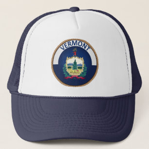 Estado del gorra del camionero del sello de la