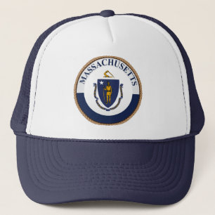 Estado del gorra del camionero del sello de la