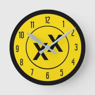 Estado del reloj de pared de la Doble-Cruz X X de