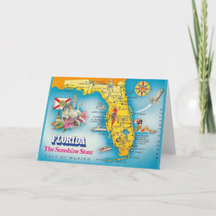 Estado del Sol - Tarjeta de Florida