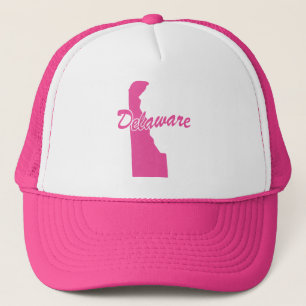 Estado Del Sombrero De Camión De Forma Delaware