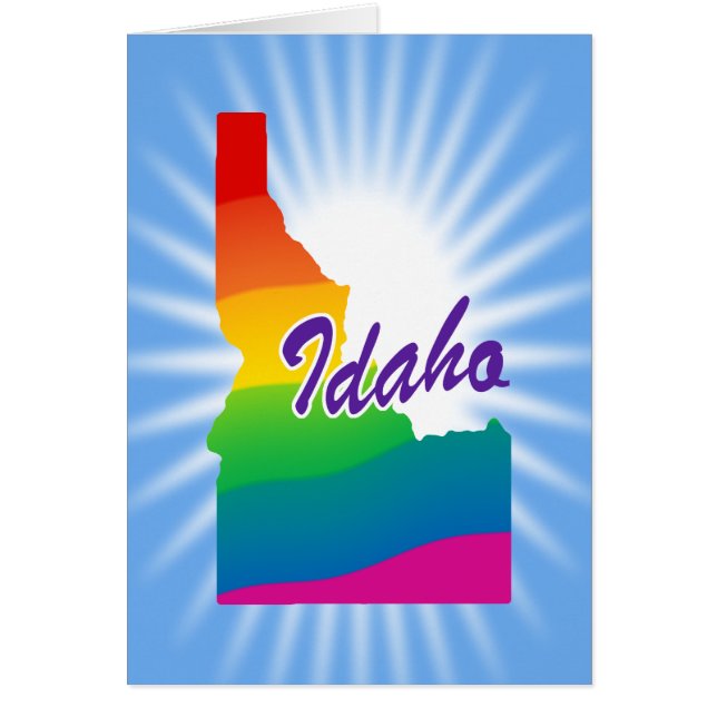 Estado Lluvia de Idaho (Frente)
