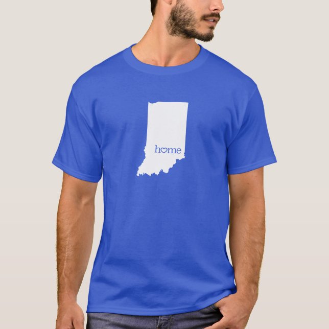 Estado natal de Indiana en camiseta (Anverso)