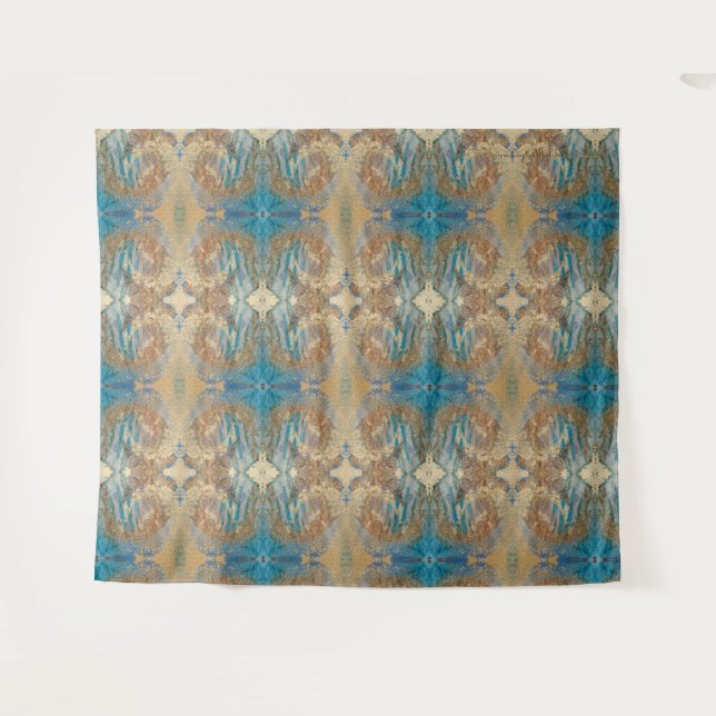 Estados de la falta de tiempo - Tapiz de arte (Anverso (horizontal))