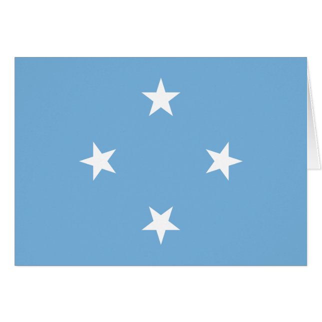 Estados Federados de Micronesia Bandera (Anverso (Horizontal))
