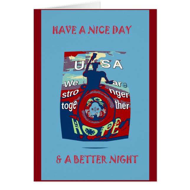 Estados Unidos 2016 celebra un día agradable en el (Frente)