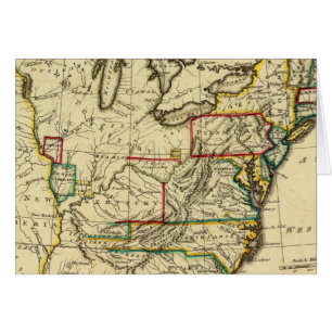 Estados Unidos con límites delineados