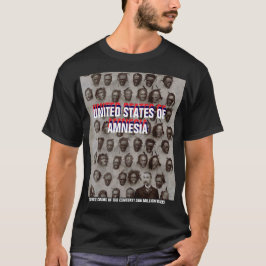 ESTADOS UNIDOS DE AMNESIA Camiseta negra básica