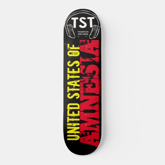 Estados Unidos de Amnesia /TST Skateboard (Anverso)