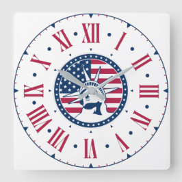 Estados Unidos: El audaz reloj de pared cuadrado