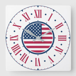 Estados Unidos: El reloj de pared de la plaza de l