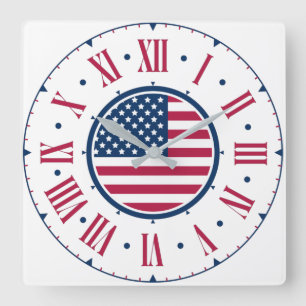 Estados Unidos: El reloj de pared de la plaza de l