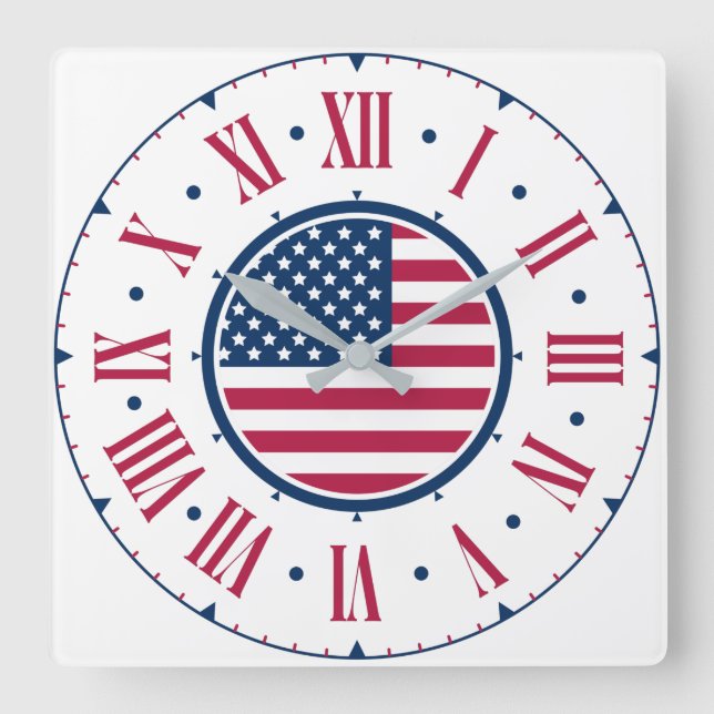 Estados Unidos: El reloj de pared de la plaza de l (Anverso)