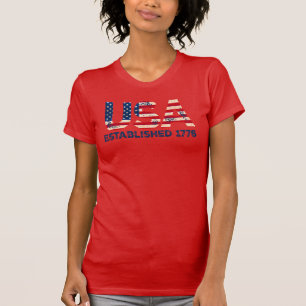 Estados Unidos estableció camiseta de 1776