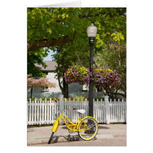 Estados Unidos, Michigan, Isla Mackinac. Bicicleta