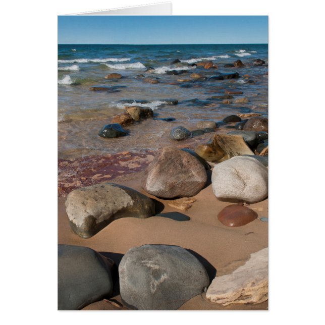 Estados Unidos, Michigan. Rodeado De Boulders En 1 (Frente)