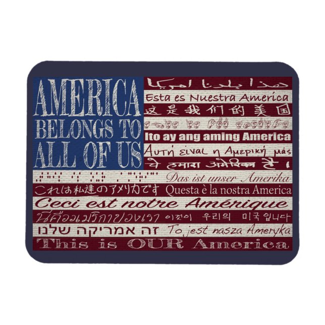 Estados Unidos pertenece a todo el imán de Estados (Horizontal)