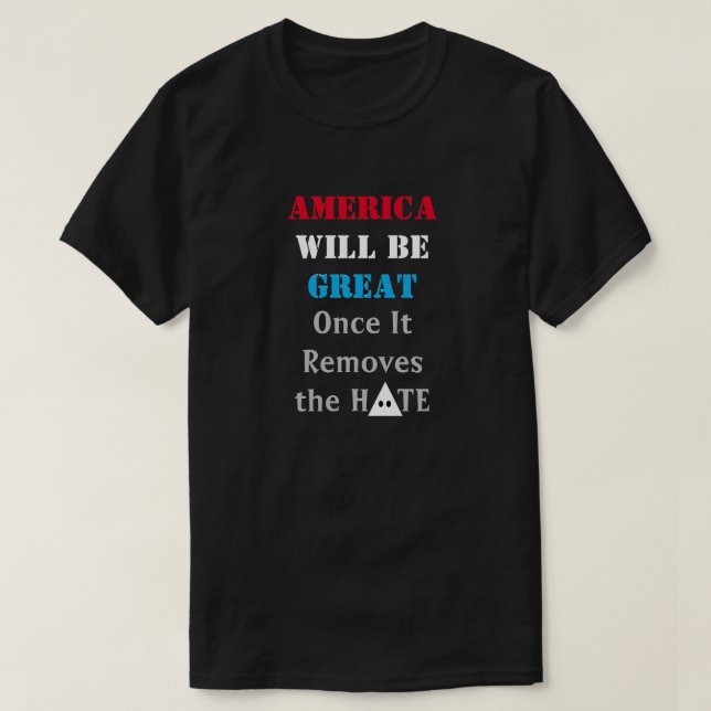 Estados Unidos será una gran camiseta (Diseño del anverso)