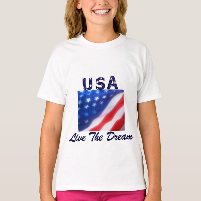 Estados Unidos Vive La Camiseta Dream (Anverso)