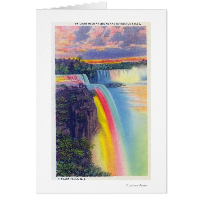 Estados Unidos y herradura caen al anochecer (Frente)