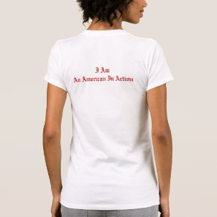 Estadounidenses en acción Libertad Camiseta de Muj