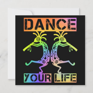 Estadounidenses nativos Kokopelli - Baile su vida 