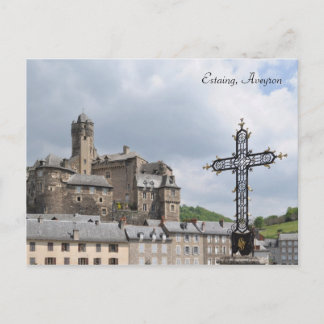 Estaing, postal de Francia