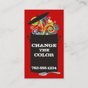 Estallar los aromas que cocinan tarjetas de visita