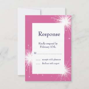 Estallido de purpurina RSVP (fucsia)