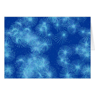 Estallidos de cristal de hielo, fondo azul