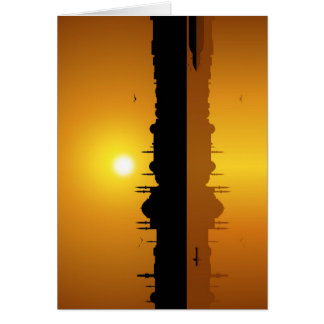 Estambul y puesta de sol