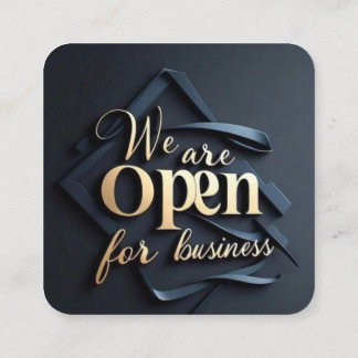 ESTAMOS ABIERTOS PARA DISEÑO DE TARJETAS DE NEGOCI