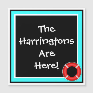 Estamos aquí el marcador personalizado de puertas 