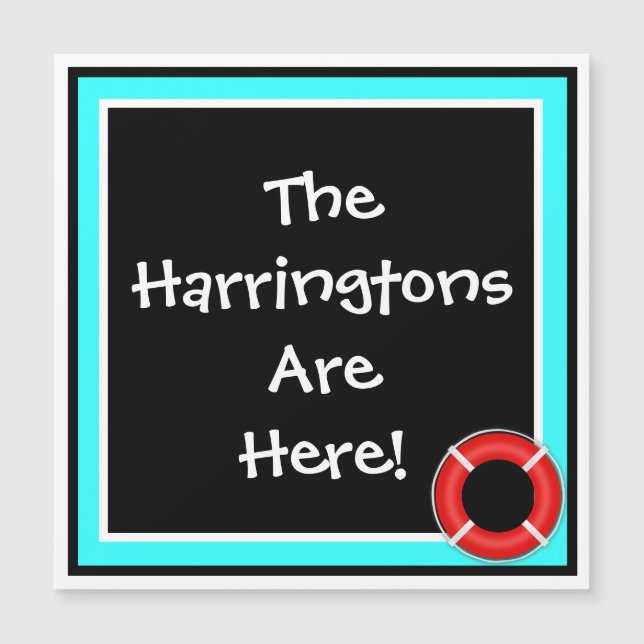 Estamos aquí el marcador personalizado de puertas  (Anverso)