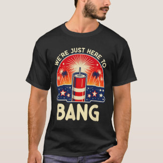 Estamos Aquí Para Ng - Camiseta Del 4 De Julio Par