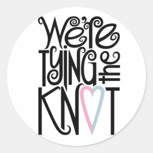 Estamos atando al Pegatina Knot