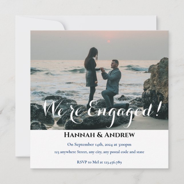 ¡Estamos comprometidos! (Anverso)