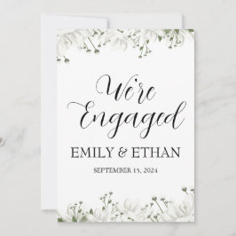 Estamos comprometidos tarjetas de invitación de co