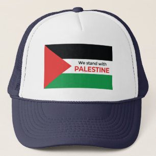 Estamos con el sombrero de camionero palestino