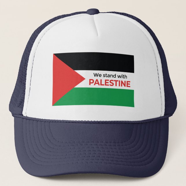 Estamos con el sombrero de camionero palestino (Anverso)