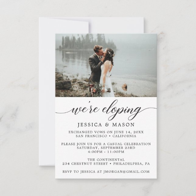 Estamos eligiendo la Invitación de invitación elud (Anverso)