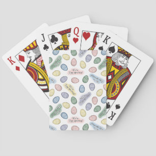 Estamos escupiendo huevos para jugar cartas