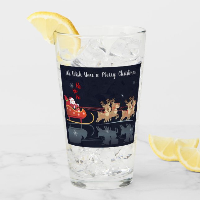 ¡Estamos esperando a Santa Ho! ¡Ho! ¡Ho! Vacacione (Anverso (hielo))