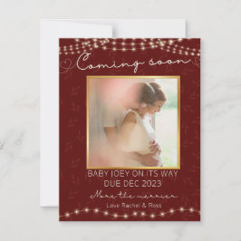 Estamos esperando la invitación del embarazo de be