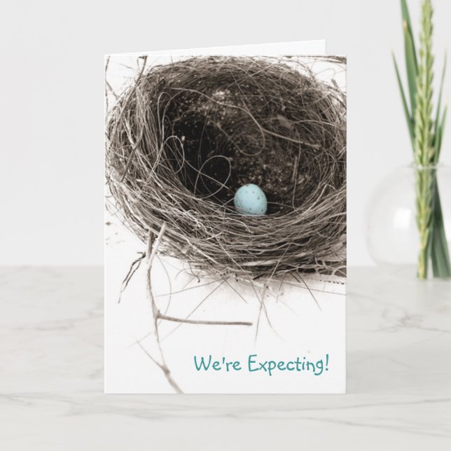 ¡Estamos esperando! Tarjeta de Invitación Baby Boy (Anverso)