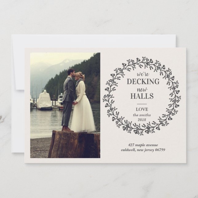 Estamos mudando tarjetas de Navidades/vacaciones (Anverso)