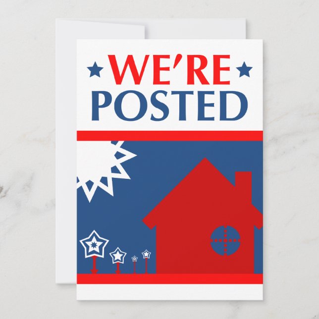 estamos posteados invitación : pop home (Anverso)