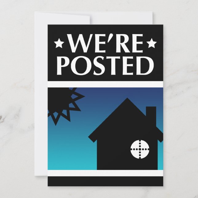 estamos posteados invitación : pop home (Anverso)