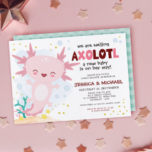 Estamos Sonriendo La Invitación De Axolotl A Baby