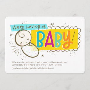 Estamos teniendo un bebé, Invitación de embarazo